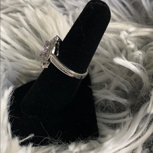 Silver Ring w Stones - Picture 4 of 7